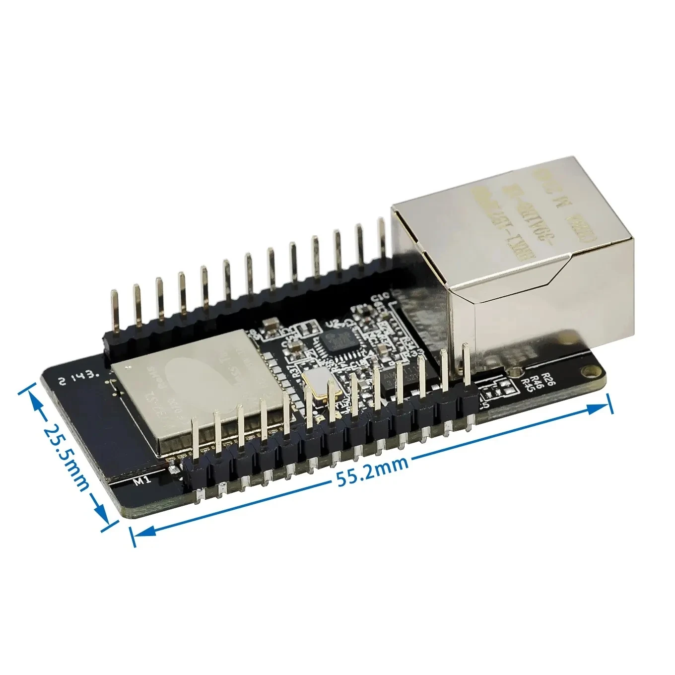 Puerto serie integrado de WT32-ETH01 a Ethernet/wifi y módulo MCU bluetooth, módulo inalámbrico ESP32