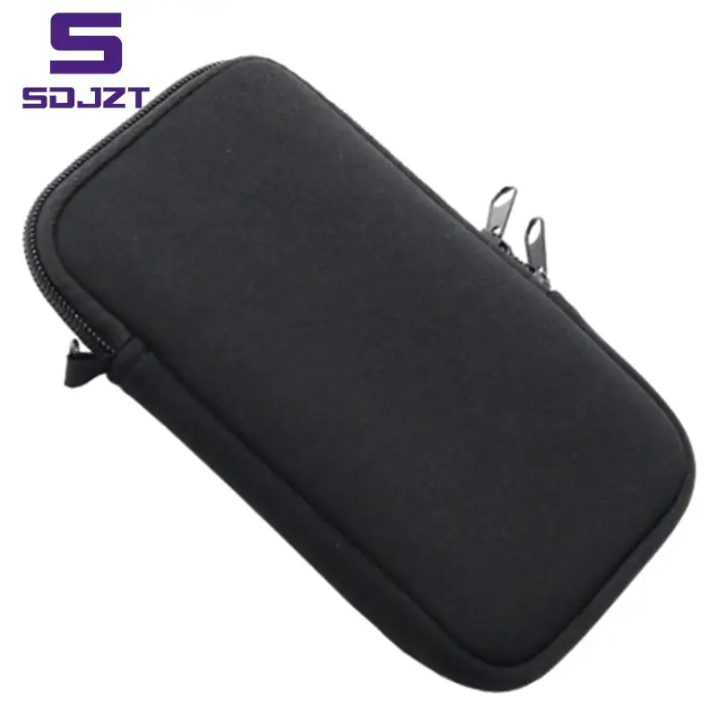 Neoprene Mobile Phone Bag Pouch Portable Small Storage Bag for Travel Digital Accessories Cable Case Earphone Holder