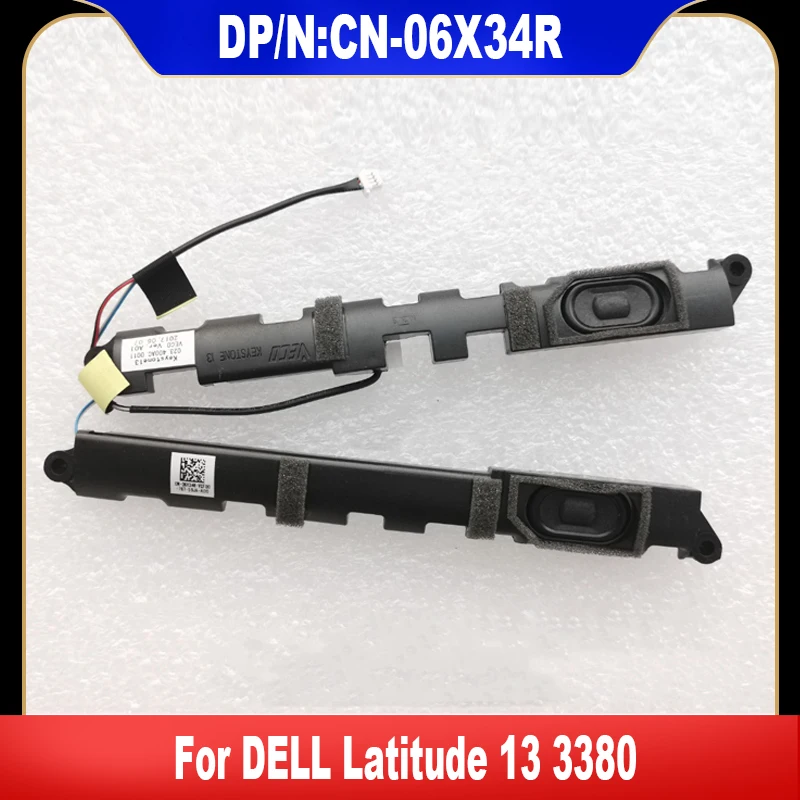 

Новый оригинальный внутренний динамик 06X34R для ноутбука DELL Latitude 13 3380 CN-06X34R, высокое качество