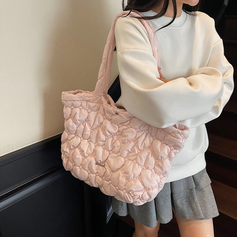 

New Women's Shoulder Bag Portable Large Capacity Underarm Tote Fashionable Commuting Work School Travel Handbag Autumn Winter