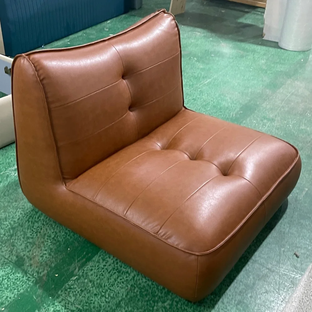*Turnkey Full-solution Commercial Furniture Manufacturer Modern Leather Lounge Chair for Bespoke Villa & Estate Developments