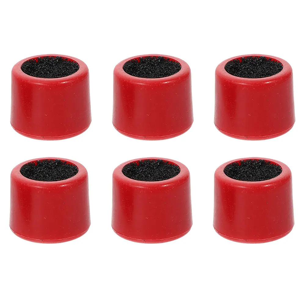 

6Pcs Compact Pool Cue Tip Shaper High-Grade Plastic Portable Double-Sided Sander for Snooker Billiard Cue Tip Sharpening and