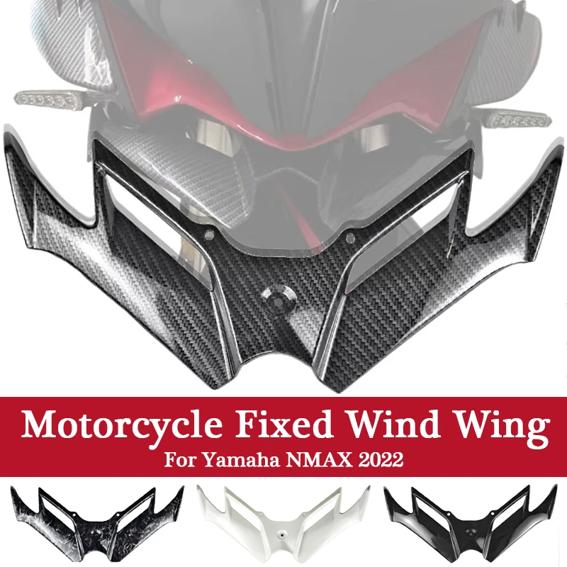

Фиксированный обтекатель ветрового крыла, аэродинамическая крышка крыльев, накладка, спойлер для Yamaha NMAX 2022, аксессуары для мотоциклов