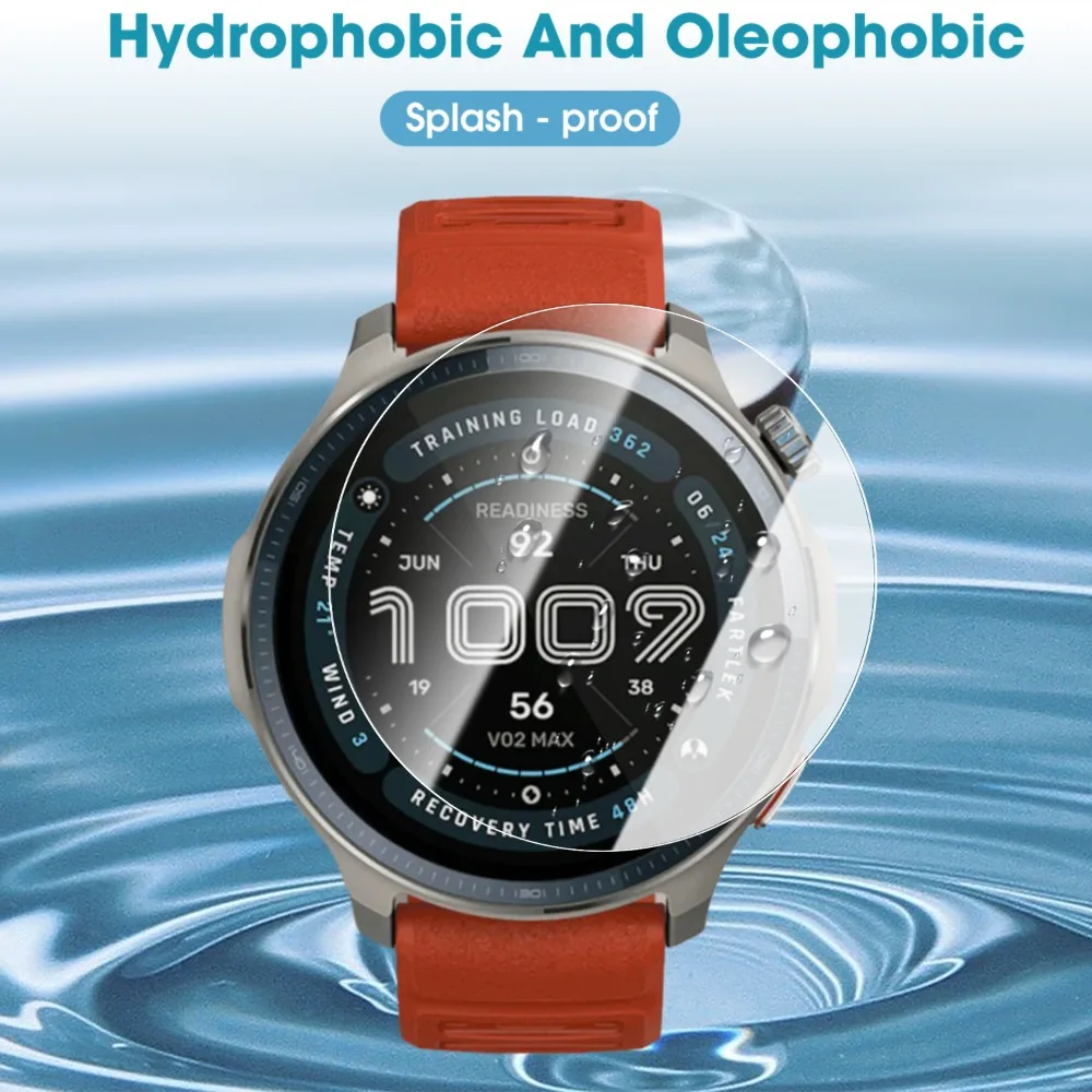 1-5 個の強化ガラス Amazfit バランス 2 取り付けが簡単なウルトラ HD スクリーンプロテクター防爆フィルムアンチスクラッチフィルム