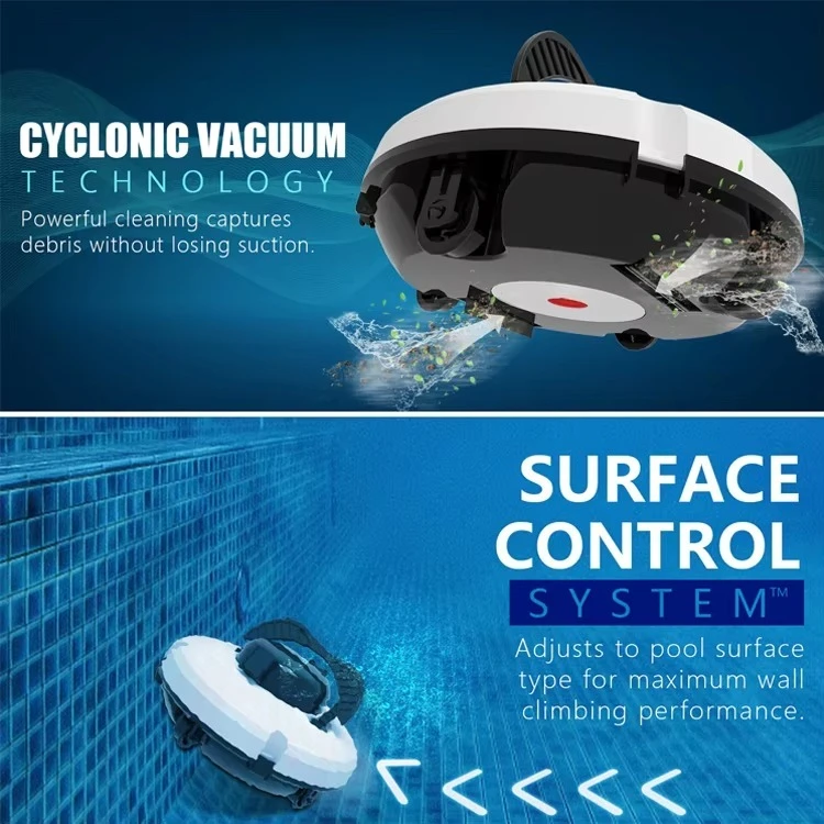 Automatic Robot Pool Cleaner Efficient Sewage  Core Free Swimming Pool Cleaning Solution