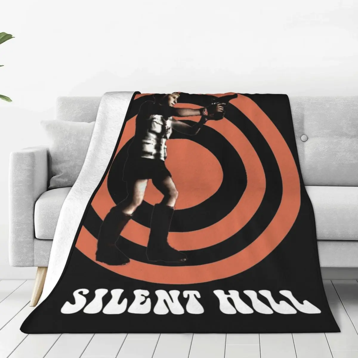 Comfort Heather Silent Hill 3 Blanket Merch Bedding Decorative Horror Game Blanket Throw Lightweight Fleece for Car