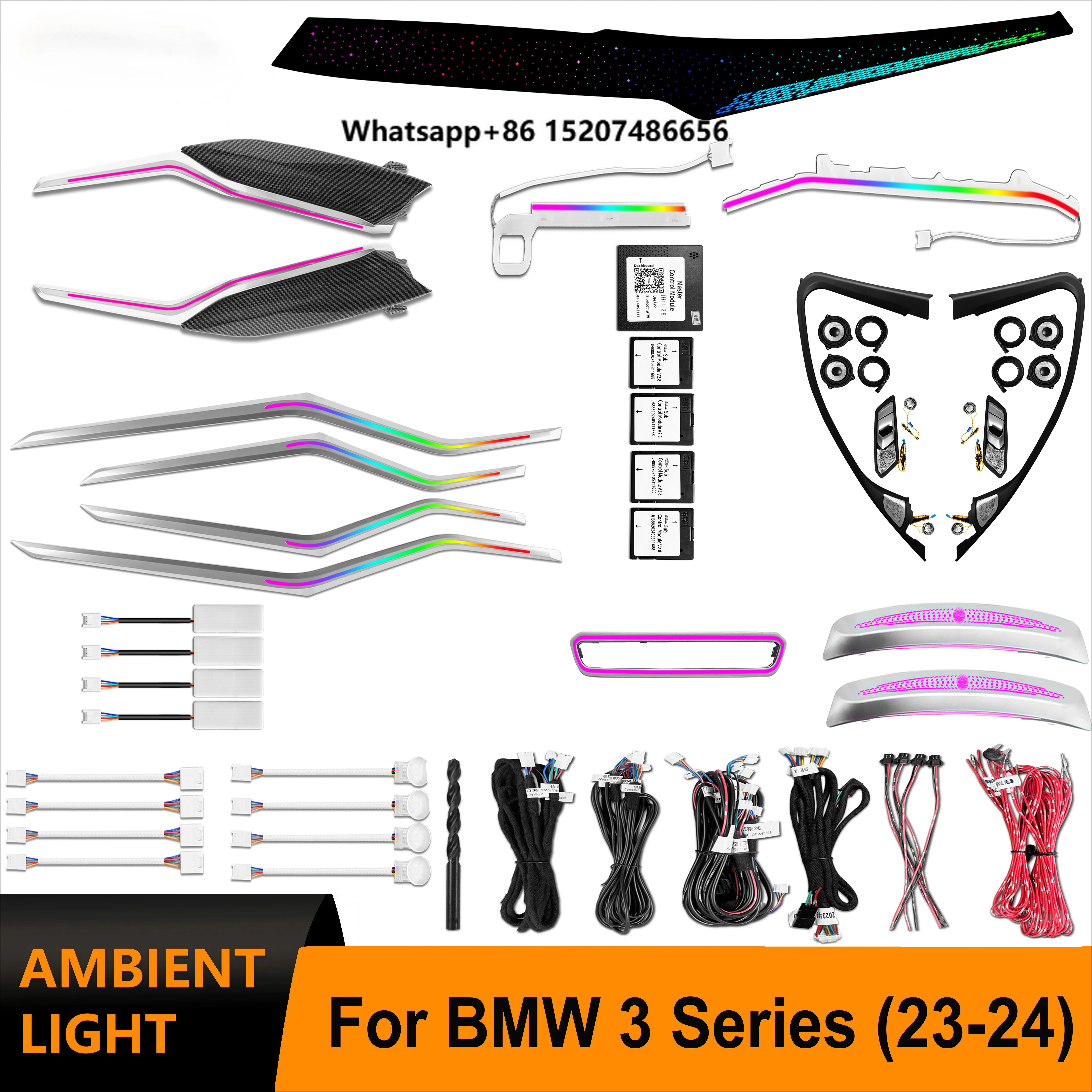 G20 Dynamic Ambient Light for  3 Series G20 2023-2025 Upgrade Car Interior Atmosphere Lighting Accessories Kits