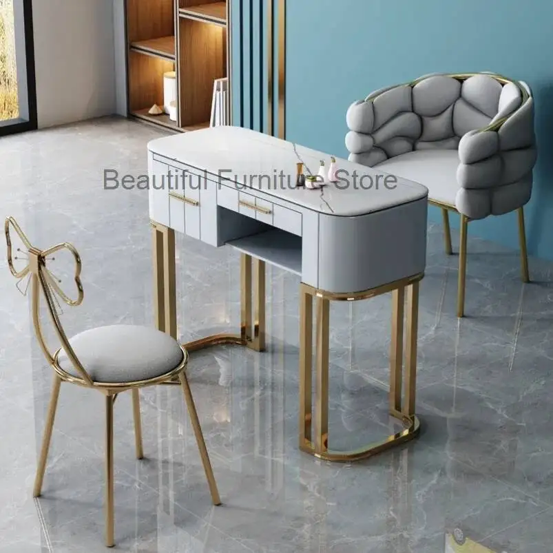 

Aesthetic Manicure Table Manicurist Professional Office Manicure Table Nail Prosthetic Mesa Manicura Salon Furnitur YN50MT