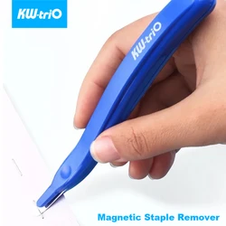 Removedor de grapas magnéticas para escuela y oficina, limas de papel, carteles, extractor de grapas, extractor de uñas, Gadgets de oficina, suministros de papelería