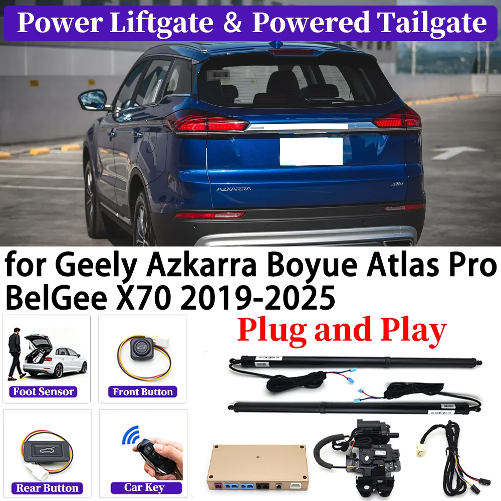 for Geely Azkarra Boyue Atlas Pro BelGee X70 2019-2025 OEM Car Automatic Power Liftgate Kit Smart Auto Electric Tailgate System