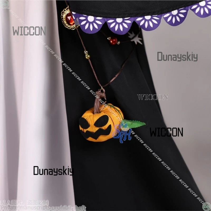 Kostum Cosplay Anime Frieren: Beyond Journey's End 2025 Pesta Halloween Ajaib Jubah Penyihir Kawaii Topi Besar Gaun Ungu