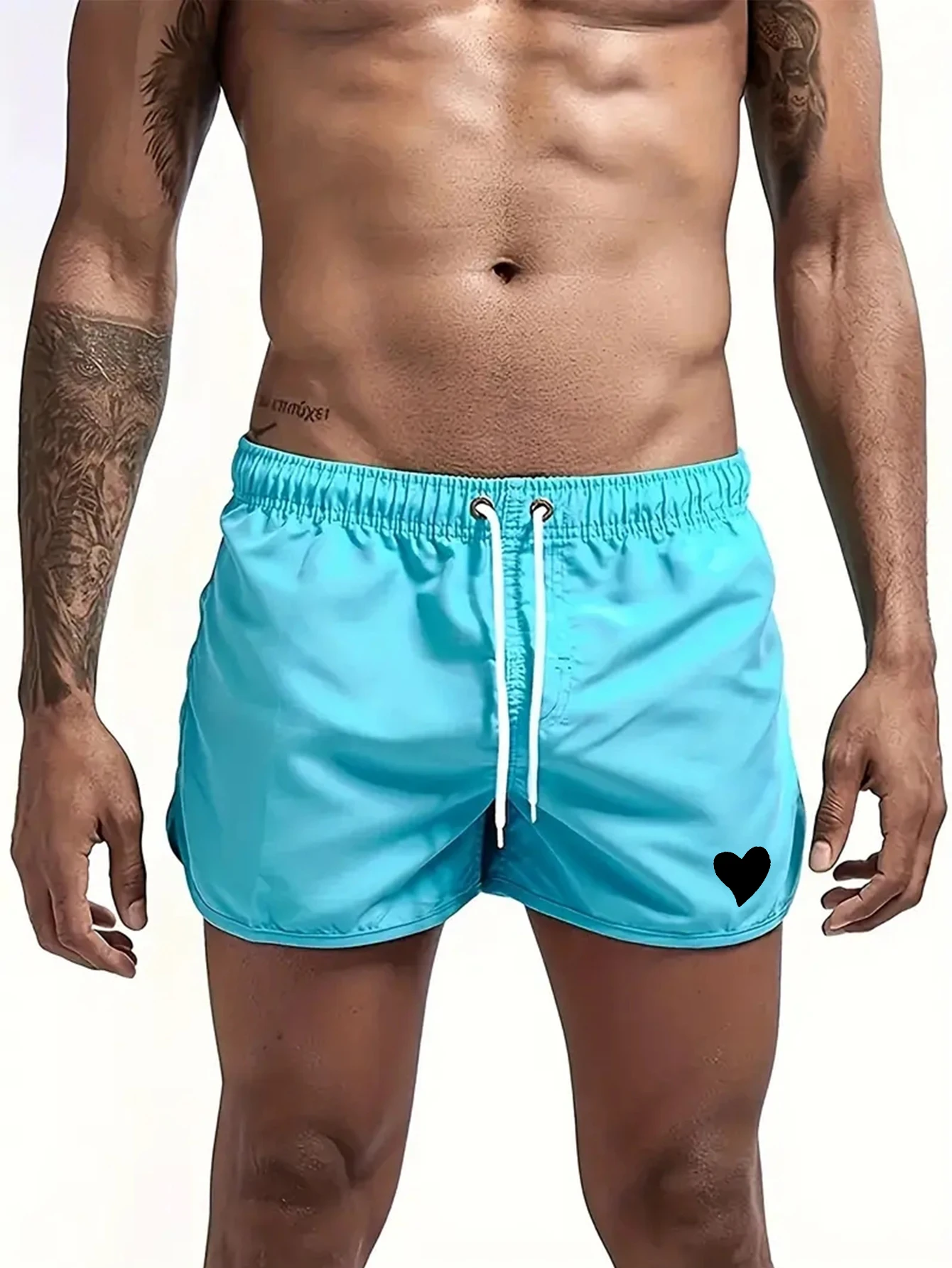 Męskie szorty plażowe, miejskie stroje kąpielowe z nadrukiem, spodnie do biegania na co dzień, lekkie szybkoschnące szorty do pływania, surfingu, na lato