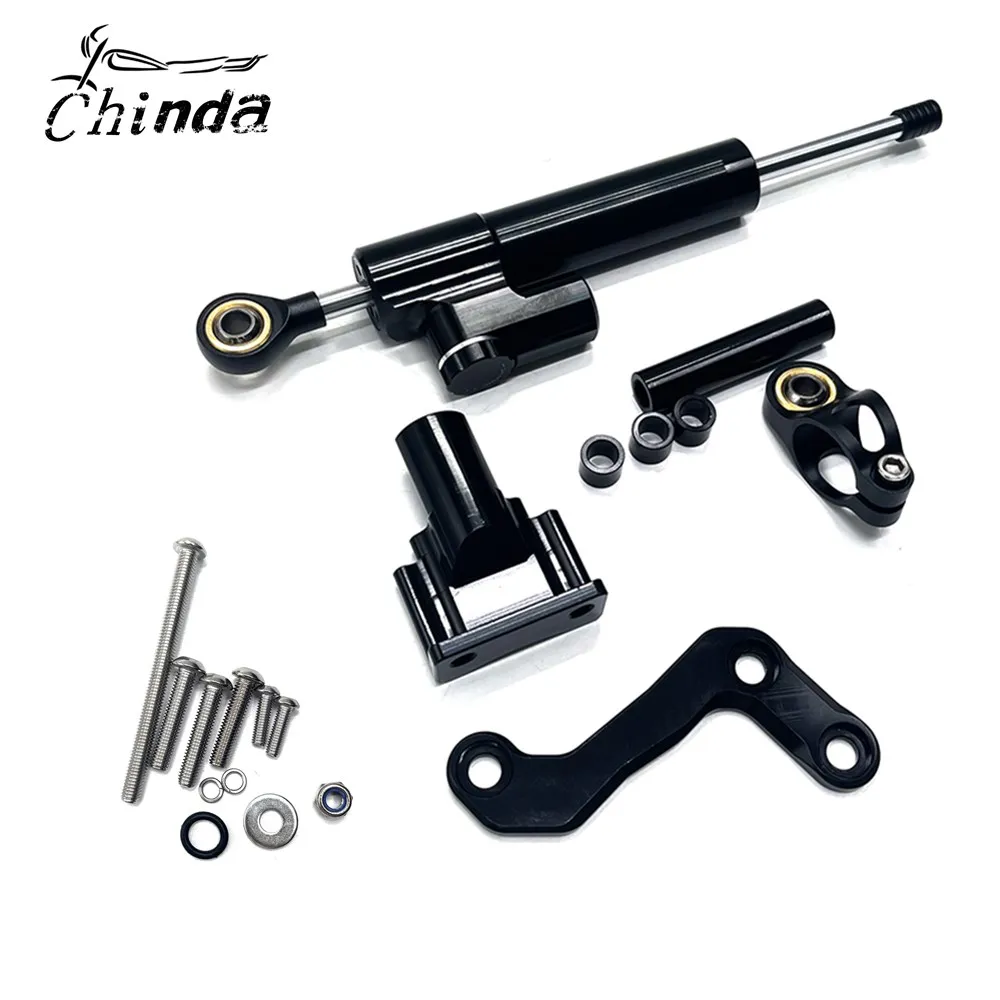 Motorcycle Steering Damper Stabilizer Linear Steering Reverse Safety Absorber Kit Adjustable For YAMAHA MT-03 MT03 2020-2024