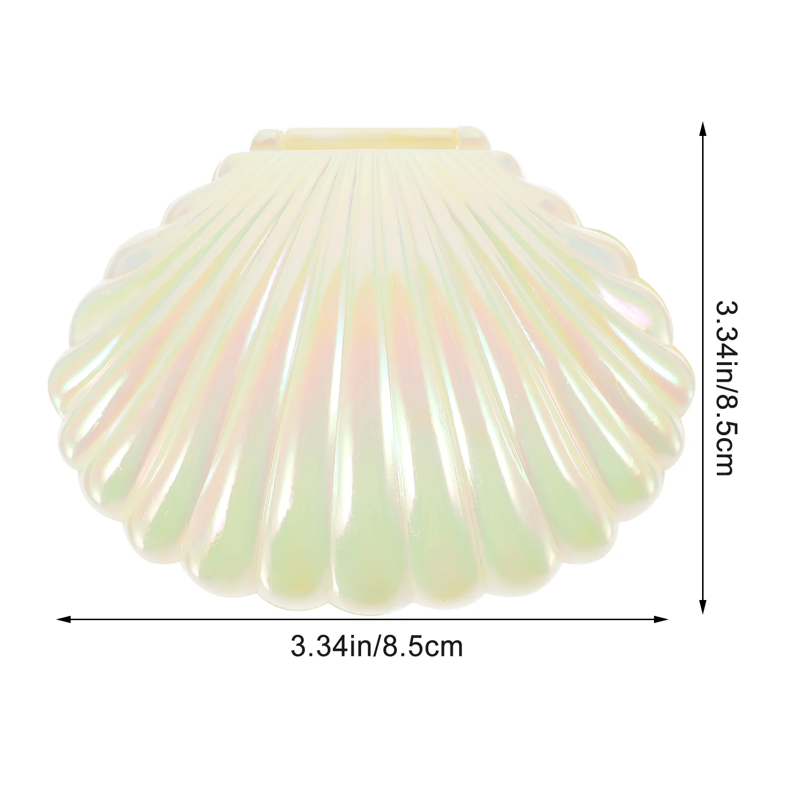 10 Pcs Candy Box Gift Boxes Party Favor Containers Plastic Shell Shaped Candies Seashell Jewelry Dish Storage Box