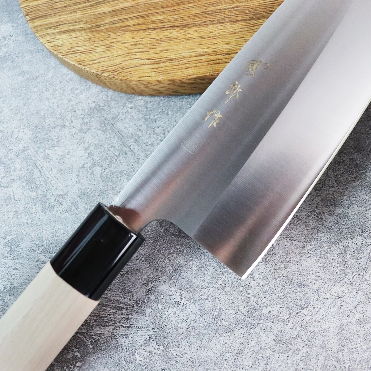 Salmon Sushi Santoku Knife Cooking Stainless Steel Fish Fillet Meat Cleaver Japanese Sharp Utility Chef Knife Cooking Tool