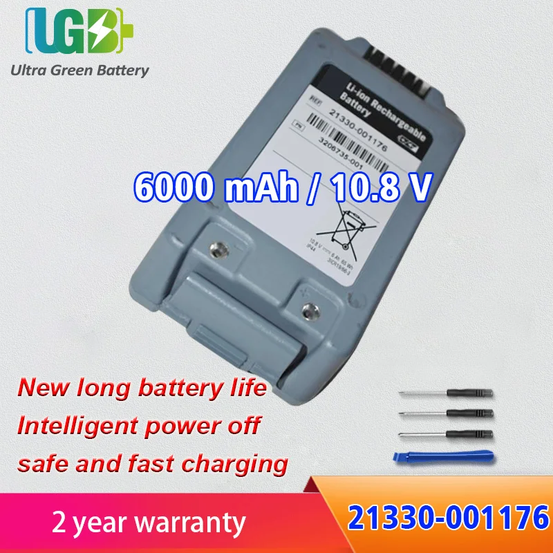 UGB New 21330-001176 Battery For Physio-Control- LIFEPAK 15 21330-001176 3206735-001 Defibrillator battery