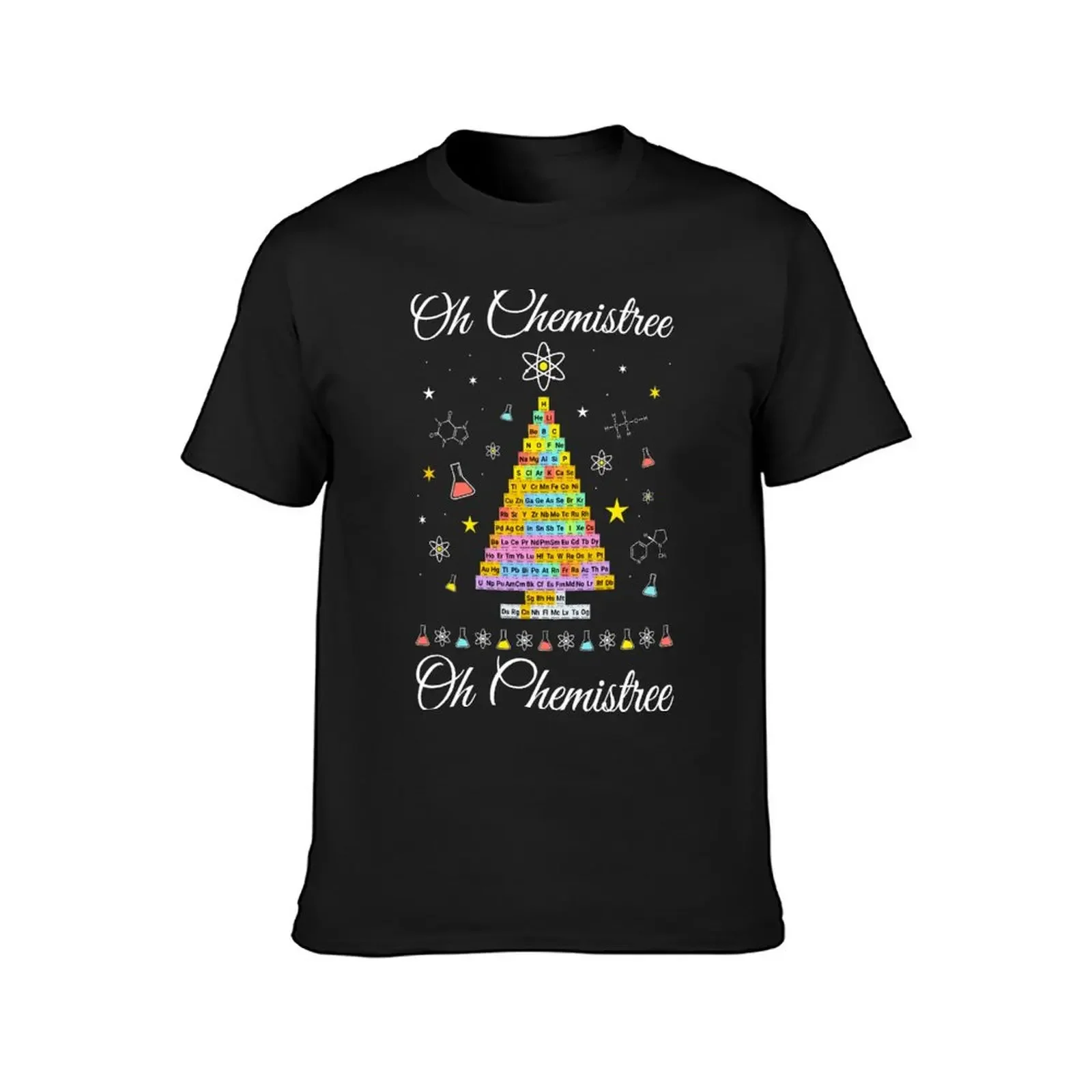 Oh Chemistree - Colorful Periodic Table - Christmas & Chemist T-Shirt man clothes clothes for men