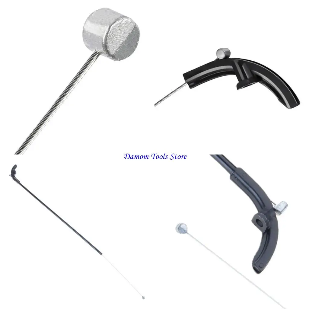 

57BE Upgraded Engine Throttle Control Cable Stainless Steel Cores Plastic Coating