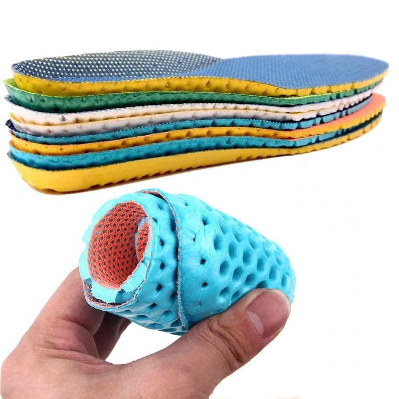 New Orthopedic Memory Foam Insoles Sport Insert for Feet Man Women Soles Pad Shoes Sole Mesh Orthotic Breathable Running Cushion