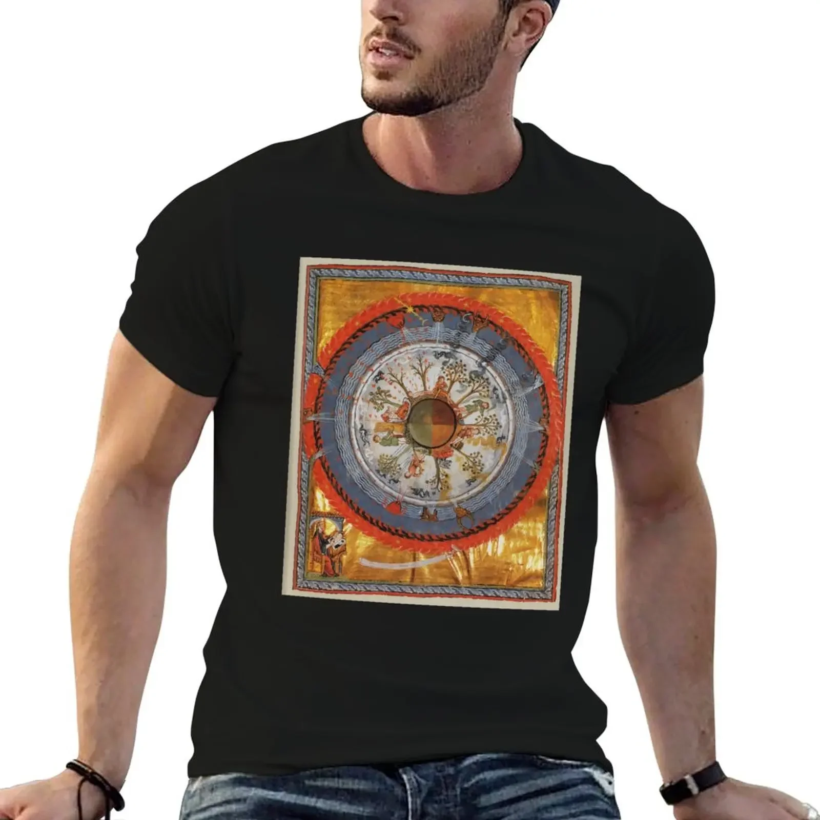 

ILLUMINATION by Hildegard von Bingen Fitted T-Shirt anime figures vintage anime shirt heavyweight t shirts for men