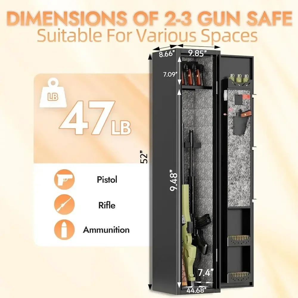 Adjustable Gun Racks for Secure Storage in Various Rooms