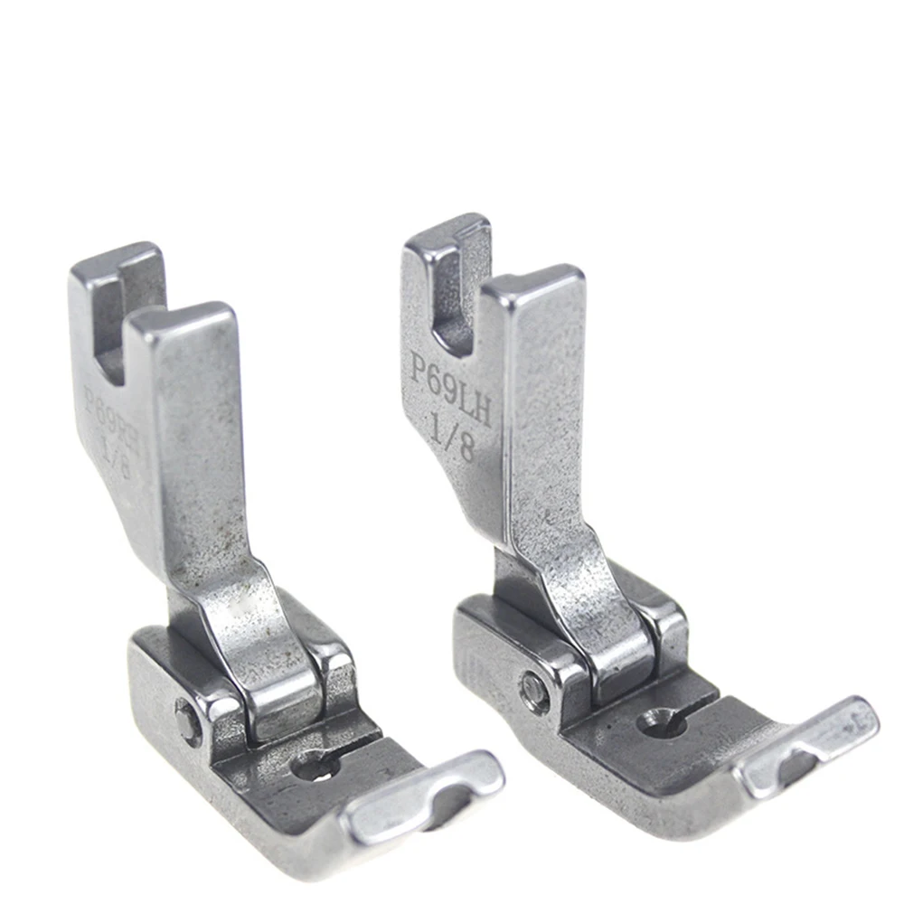 P69LH/P69RH High Shank Hinged Piping Cording Presser Foot Industrial Single Needle Lockstitch Sewing Machine Parts