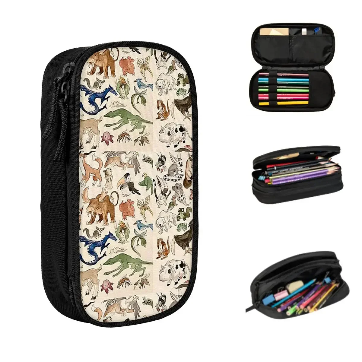 

Avatar The Last Airbender Show, Appa, Momo, Turtle Duck Pencil Cases Pen Bags Pen Box Pencil Pouch For Boys Girls Students