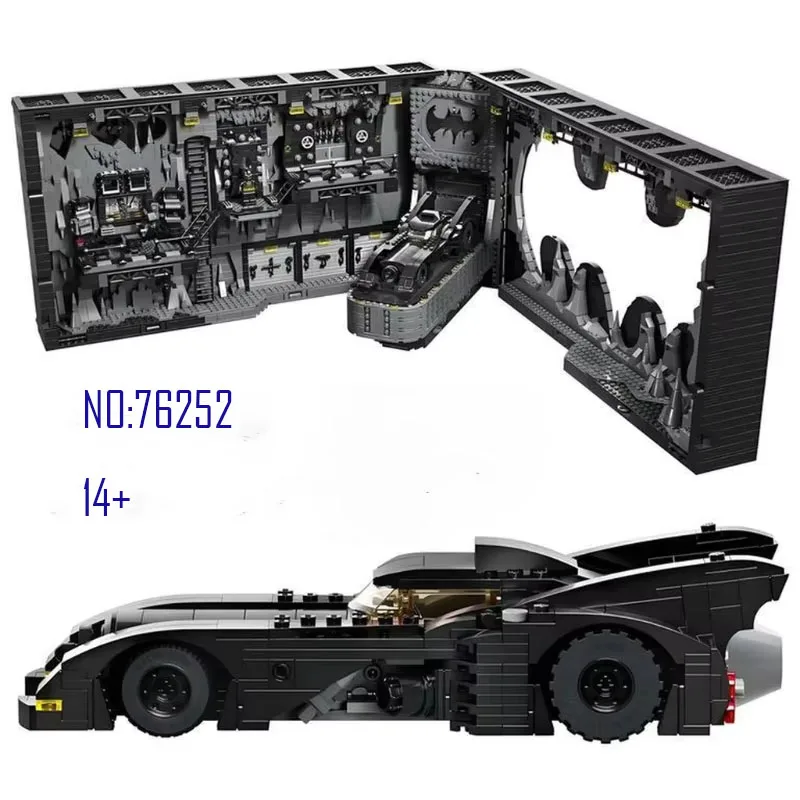 Nuevo 76252 nueva serie Hero Batcave 1989 montaje de bloques de construcción modelo juguete 3981 Uds regalo de Navidad para niños