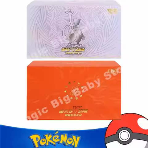 Pokemon Cards Genuine Original Trading PTCG Game Simplified Chinese 8.0 Charizard VSTAR Mewtwo Collect Suit Gift Box Child Gift
