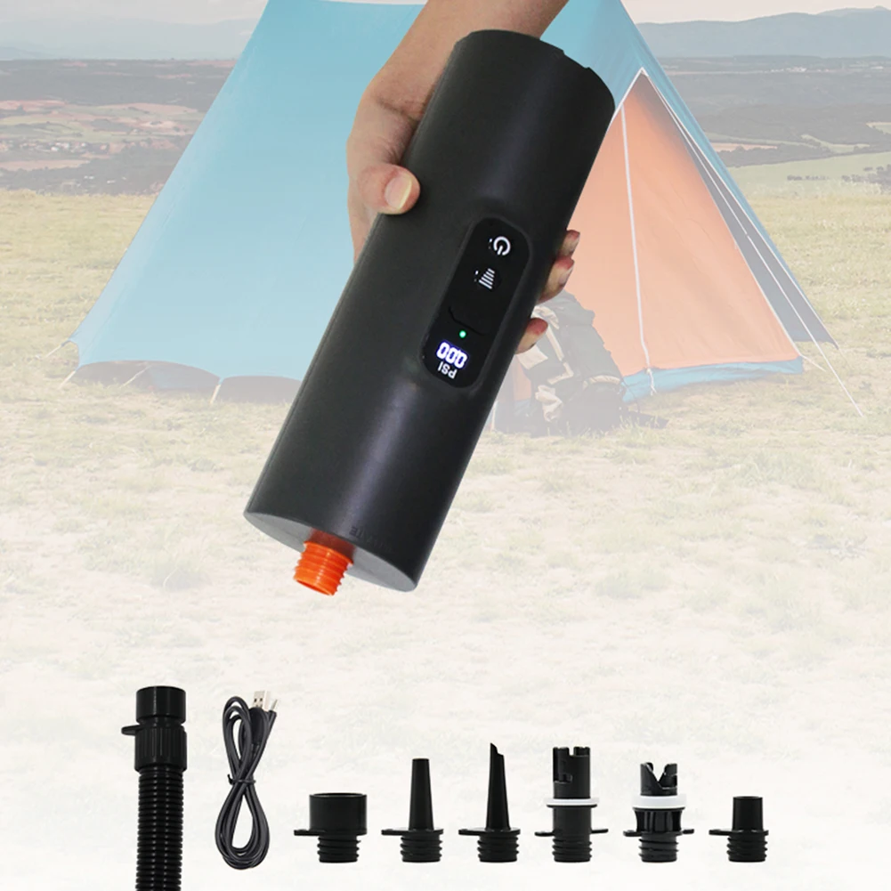 Bomba de tablero SUP de 10PSI con apagado automático, bomba de aire eléctrica, pantalla Digital, compresor de aire portátil para tabla de Paddle de pie