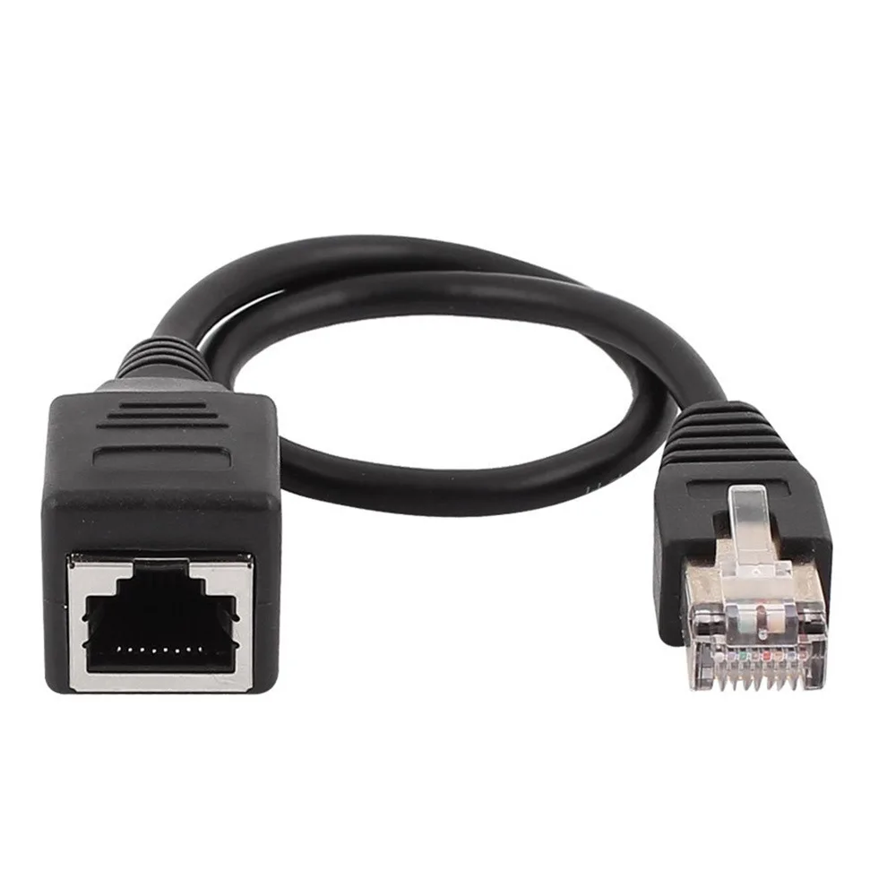 RJ45 male to female network cable extension connector Pure copper core network connector Broadband network cable extender