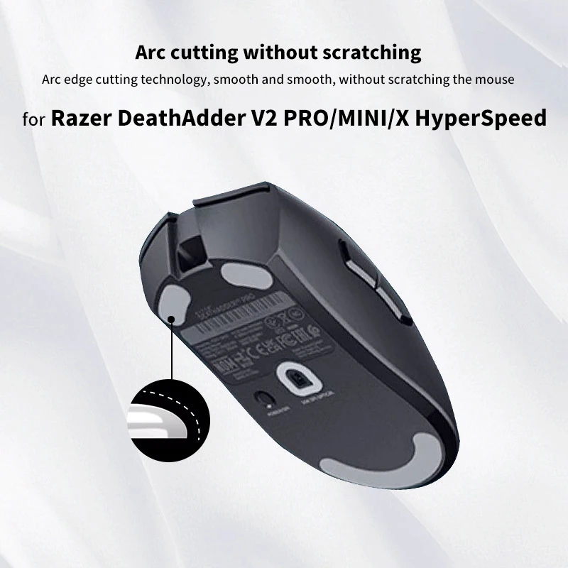 1Set Gaming Mouse Foot Pad Anti-Slip Mouse Skates Sticker For DeathAdder V2 PRO/MINI/X HyperSpeed Mouse Gamer Accessories-F(x)