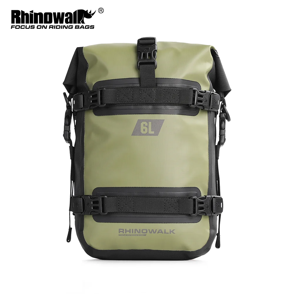 Motorcycle Crash Bar Waterproof Dry Bag - Rhinowalk オートバイ クラッシュバー ドライバッグ 100%防水 バイクバンパーバッグ