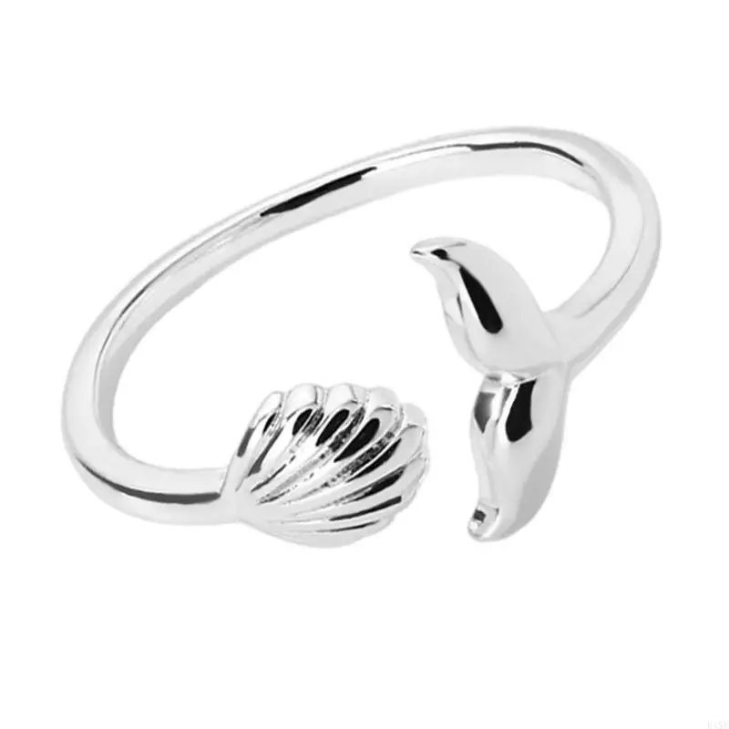 Anéis datação e15e anéis abertos anéis dedo ajustáveis ​​Tail cauda cauda cauda capa cobre, adequada para e