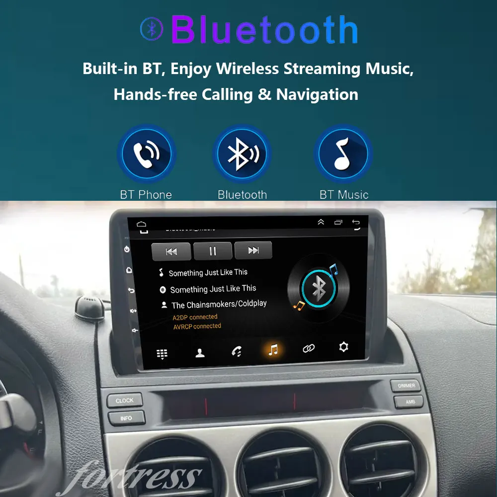 Android 13 Carplay Auto For Mazda 6 2002 2003 2004 2005 2006 2007 2008 Navigation GPS DSP Car Radio Video Multimedia Player QLED