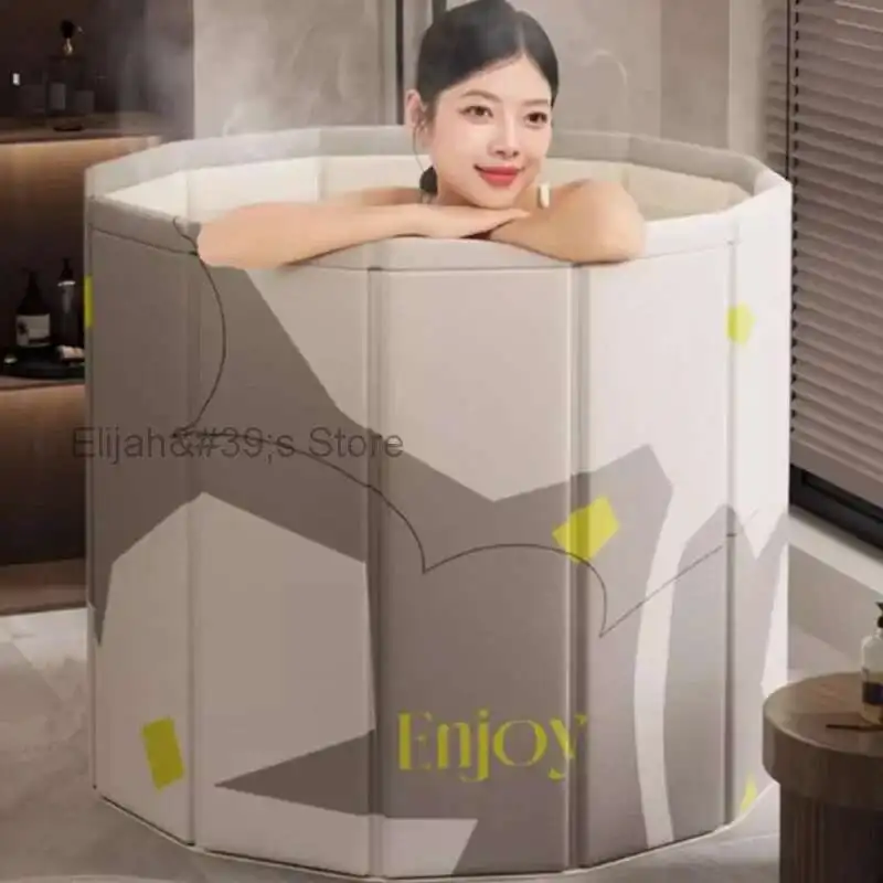 

Small Foldable Strong Bathtubs White Bathroom Miniature Foot Adults Bathtub Bath Bucket Baignoire Pliable Adulltes Furniture