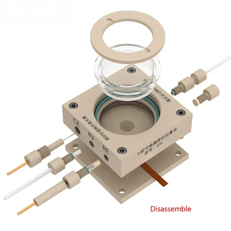 In situ Raman spectroelectrochemical cell