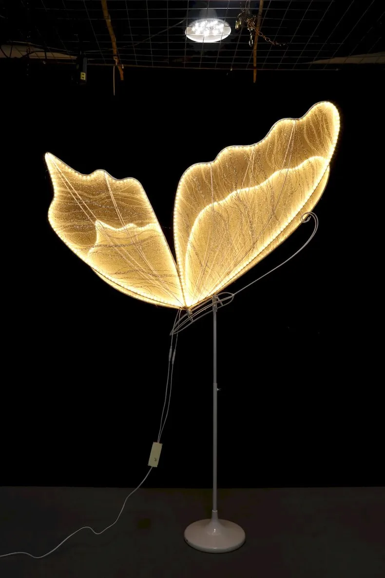 Butterfly Shape LED Wedding Lights Romantic Decor Lamps for Wedding Stage Background Banquet Hall Props