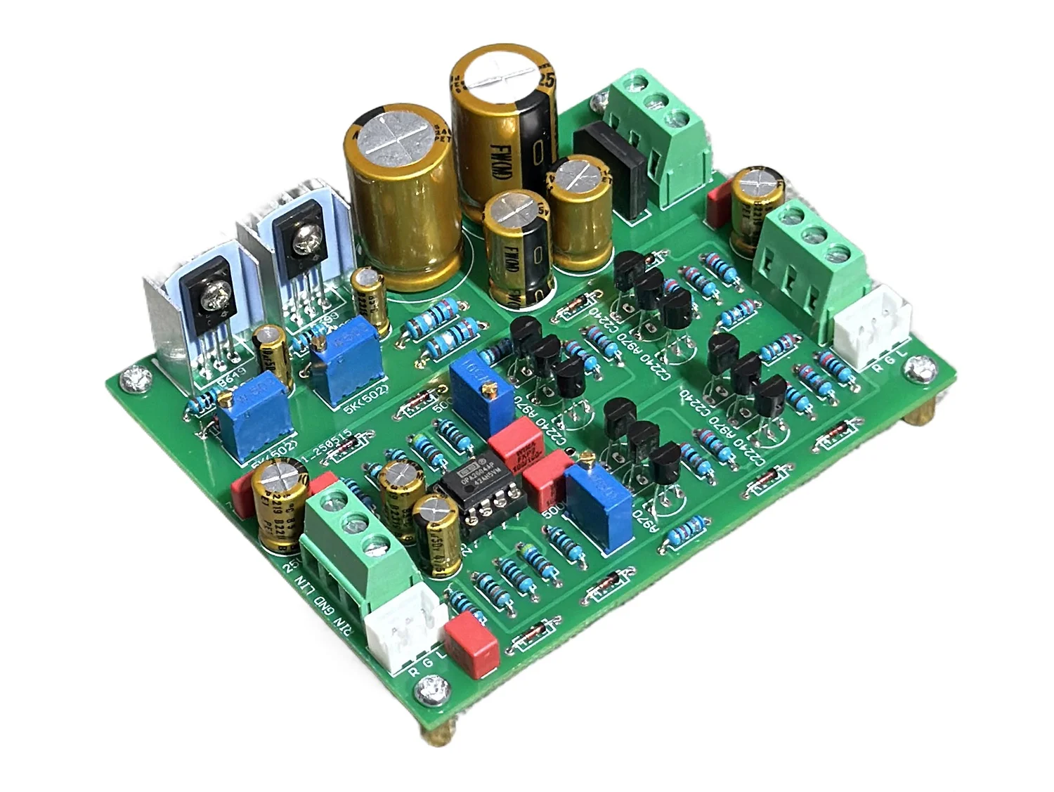 Reference Malan Line Improved OPA2604AP Buffer Pre-stage Signal Amplifier Board Kit PCB Empty Board
