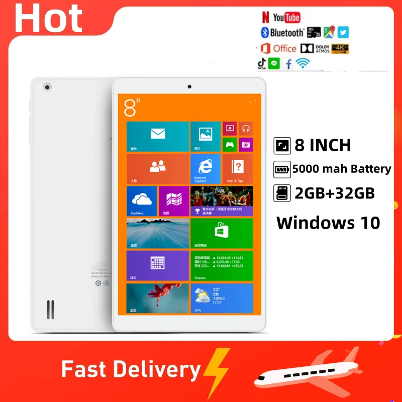 8 INCH HD Tablet PC CPU Z3735F 2GDDR3L RAM 32GROM WIFI Quad Core 1280x800 IPS Screen Dual Cameras