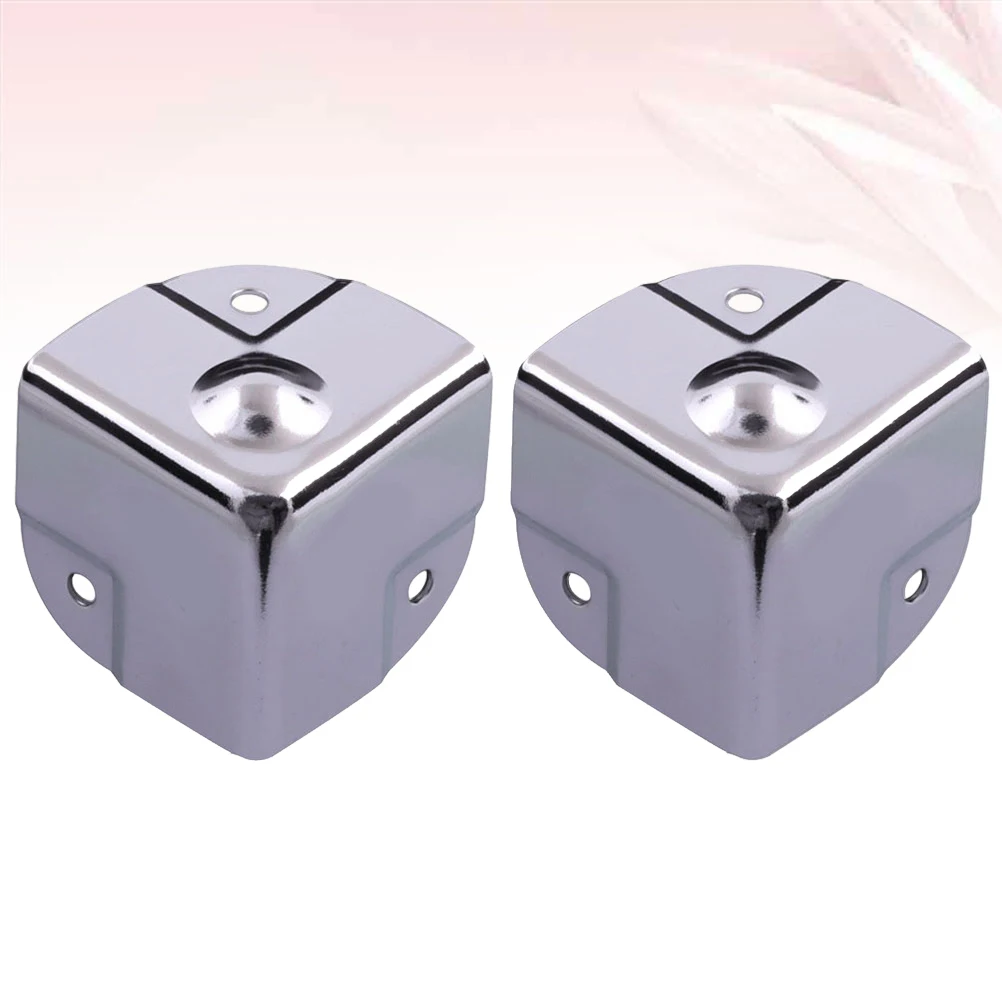 4 قطع من واقي الزوايا من الفولاذ المقاوم للصدأ أنيق على شكل ملاك للأثاث الخارجي الداخلي صندوق حماية زوايا التفاف الزاوية #1