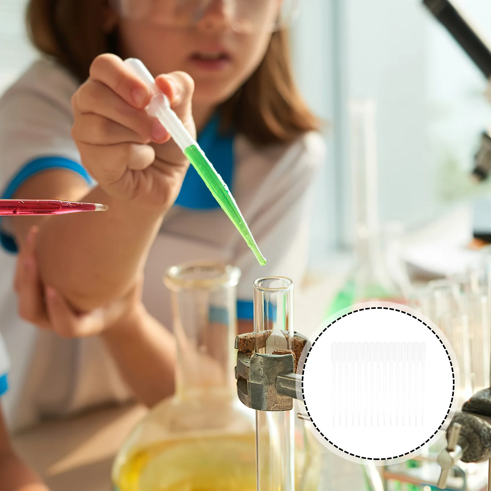 

100Pcs Clear Plastic Dropper Pipettes Scale for Essential Oils Labs DIY Arts Medicine Transfer Disposable 3ml Plastic Dropper