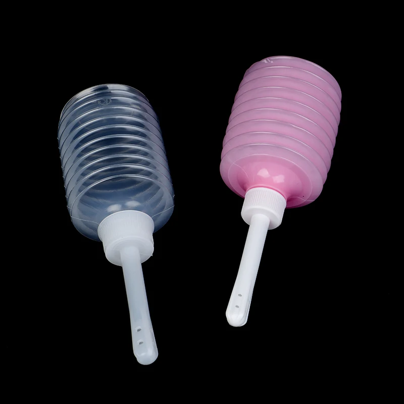 200ML 8Holes Disposable Vaginal Anal Douche Retractable Wash Cleaning Anus Clean