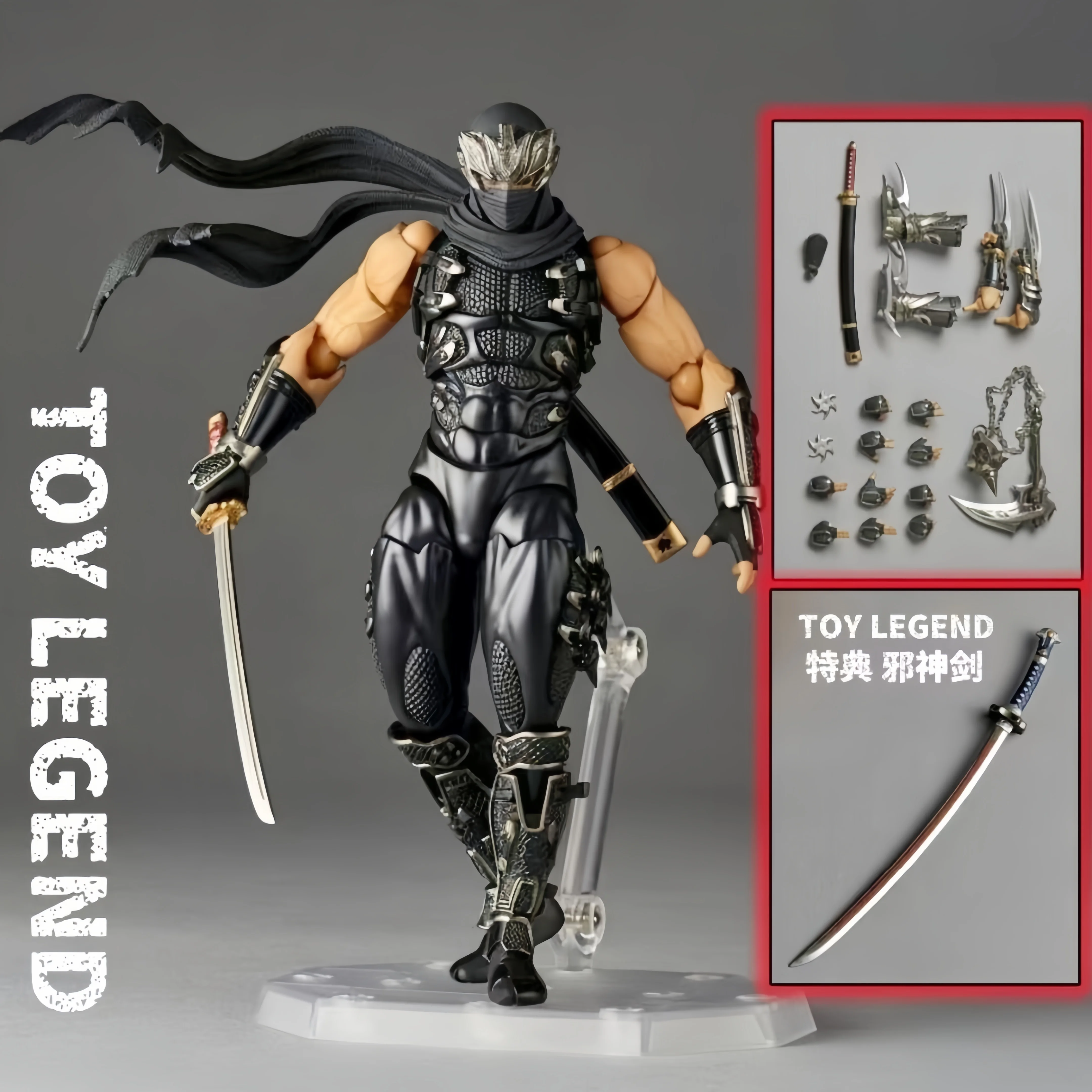 

Hot Product Amazing Yamaguchi Ninja Gaiden Ryu Action Doll Pvc Model High Quality Collectible Toy Decoration Birthday Gifts