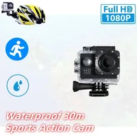 1080P HD Waterproof 30m Sports Action Camera Bicycle Motorcycle Helmet Sking Jumping Diving Video Recorder Multi-color Kameras