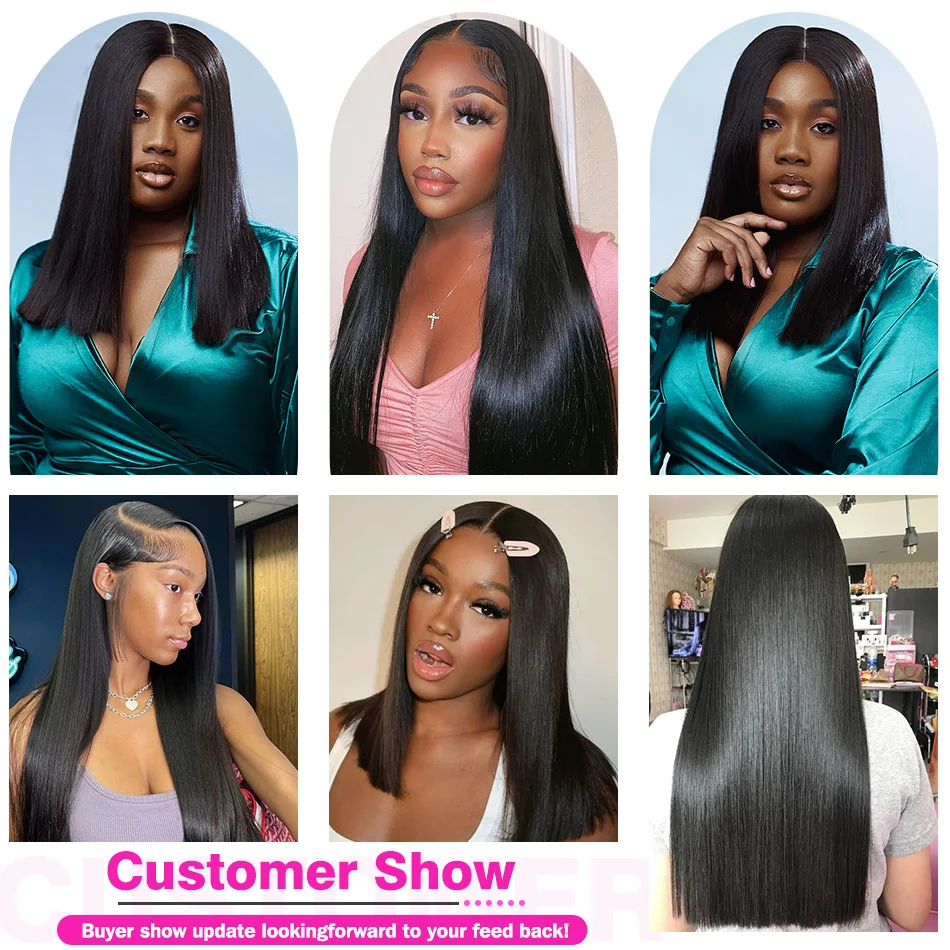 4Inch-24inch Bone Straight 100% Human Hair Bundles Deal Brazilian Human Hair  Bundles Raw Hair Extensions Natural Color