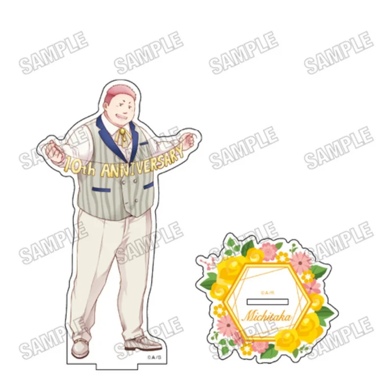 15cm Anime Kono Oto Tomare! Sounds of Life Character Badge DIY Acrylic Stand for Display Cabinet, Desktop Decoration Keychains view 2