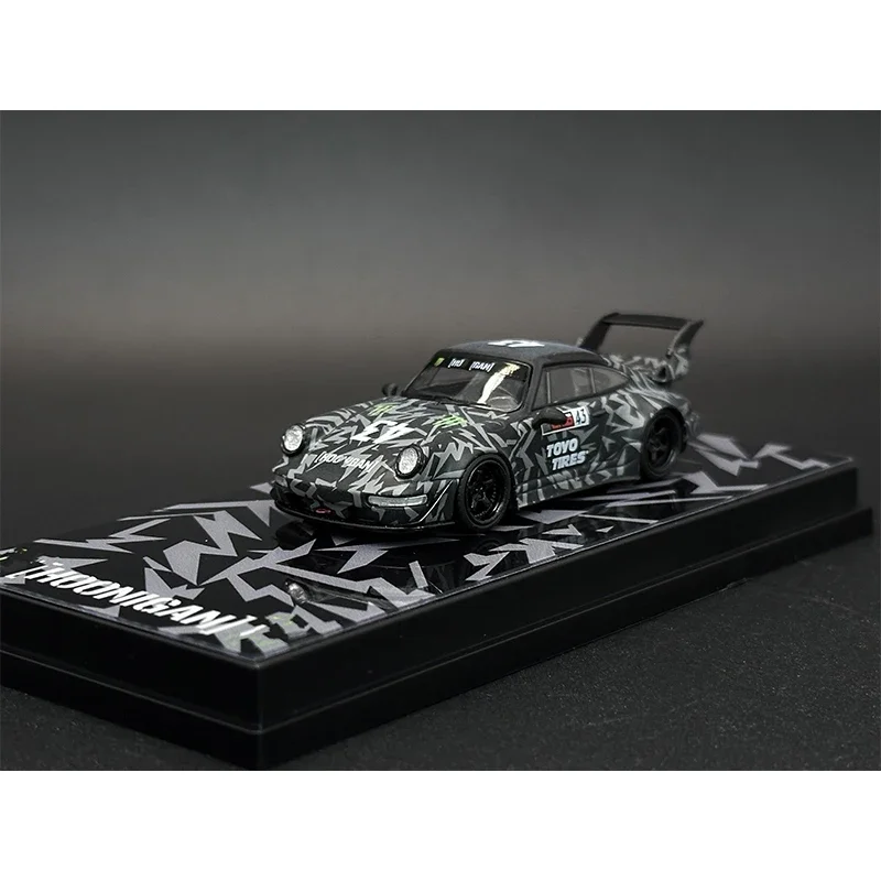 In Stock Flame 1:64 RWB 993 964 KEN BLOCK Diorama Car Model Collect Miniature Toys