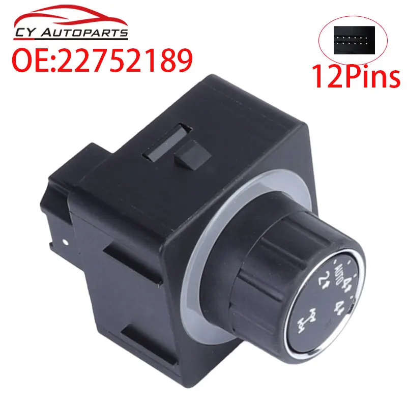 New Transfer Case Control Switch For Cadillac Escalade Chevrolet Silverado Suburban Tahoe GMC Sierra Yukon 22752189