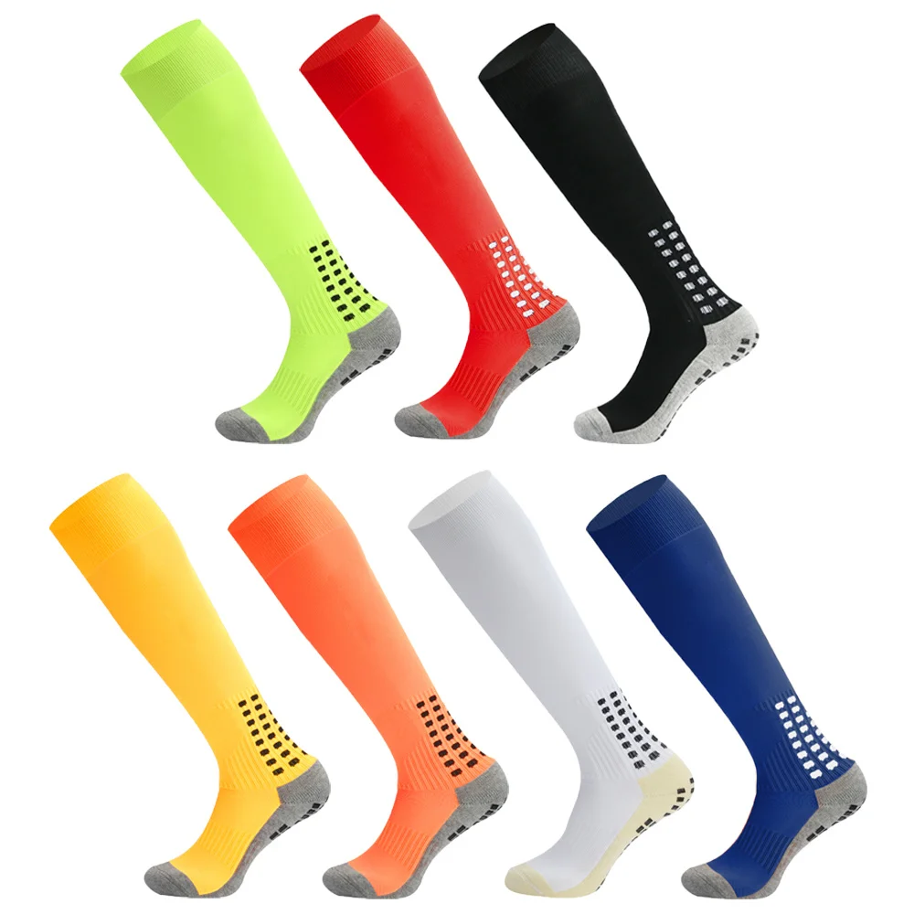 

Stripe Professional Sports Soccer Socks High Knee Cycling Long Stocking Breathable Non-slip Football Sock